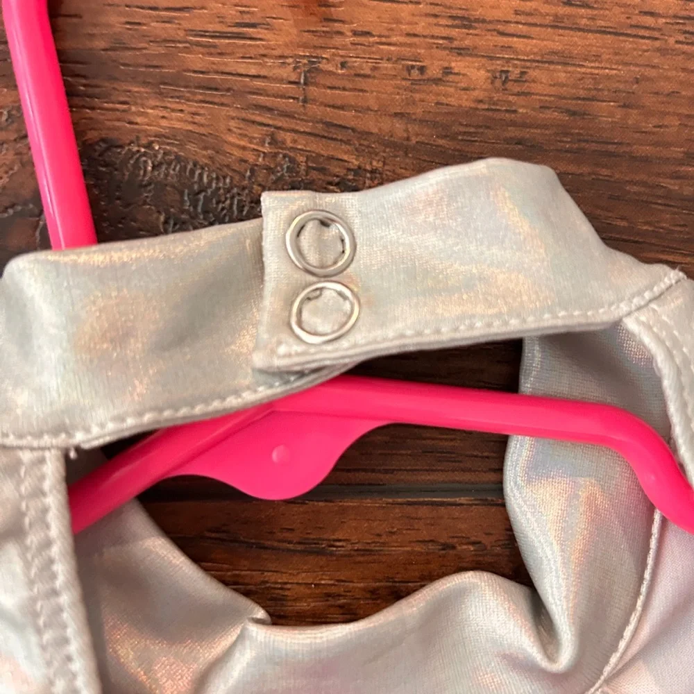 Revolution Dancewear Pink and Metallic Costume